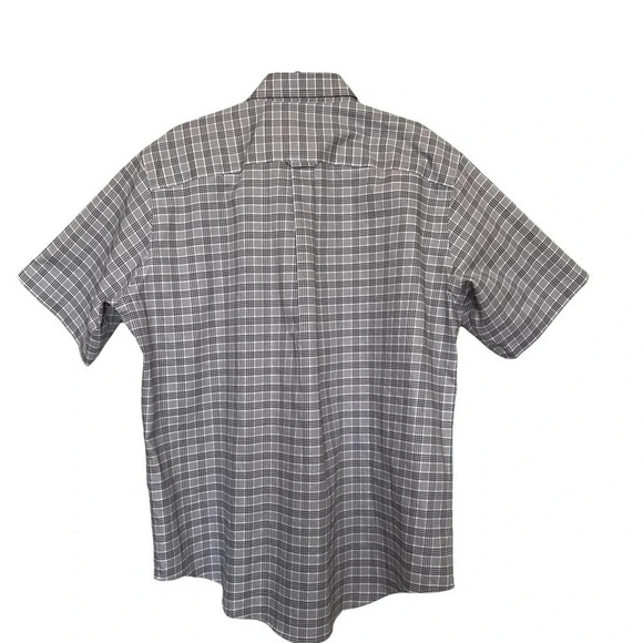 Cabela’s Mens Short Sleeve Button Down Plaid Shirt Size Large - Picture 2 of 7